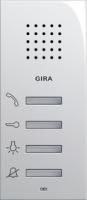 Gira 1250 03 Квартирная станция накладного монтажа, цвет: Белый, оттенок: Глянцевый