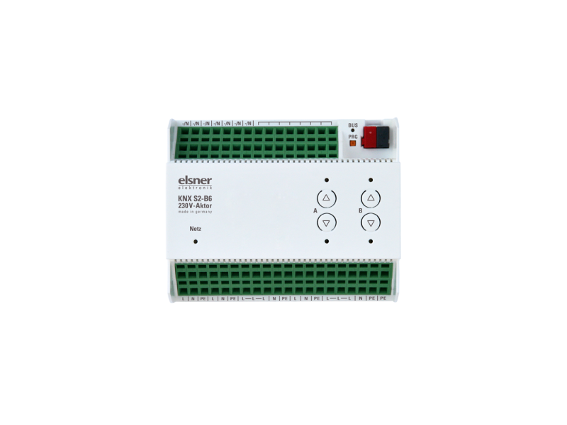 Elsner 70532 Приводы KNX S4-B10 | KNX S2-B6 | KNX S1-B2 230 В с многофункциональными выходами и входами
