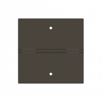 ABB N2221 AA N2221 AA - Крышка рокера KNX без символа - 2M - Total Anthracite