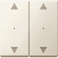 Schneider MTN619744 Клавиша для модуля 2-кнопочного выключателя, SM, цвет: Бежевый, оттенок: Глянцевый, RAL 1013