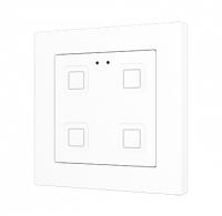 Zennio ZVIT55X4W Выключатель сенсорный KNX Tecla 55 X4, цвет: Белый