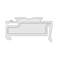 Ekinex EK-SMG-35-1 Суппорт для монтажа универсальных интерфейсов EK-C… на DIN рейку (1 шт)