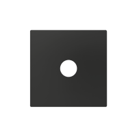 Zennio 830002705 ZS55, Крышка для разъема 3,5 мм 55x55 мм, Антацит