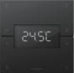 Moorgen MKE073C27 Термостат SW86 KNX черная слюда