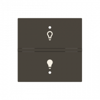 ABB N2221.1 AA N2221.1 AA — Крышка рокера Световой символ KNX — 2M — Total Anthracite