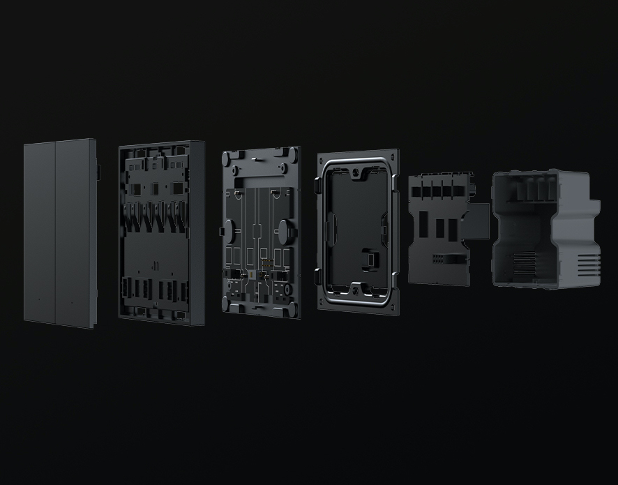 Yeelight YP-0098-W Выключатель Yeelight Pro, серия E20, беспроводной, 6 клавиш, белый (CN)