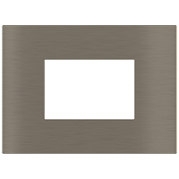Ekinex EK-SRG-GBR Прямоугольная металлическая плата, серия Surface, окно 68х45, отделка - матовый никель
