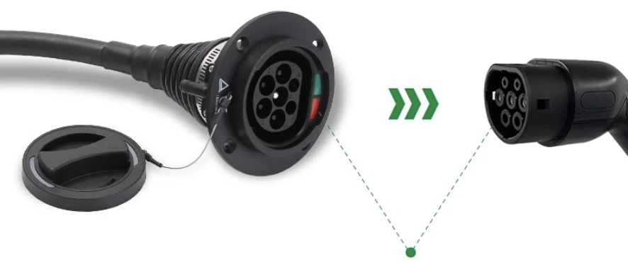 Simple Energy SE-CA-T2/GP/T Адаптер GB/T/T2 0,5m 32А 3р Firefly