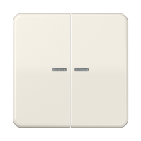 Jung CD 10921 ST RF KNX RF кнопка, 2 группы, Цвет: Бежевый, оттенок: Слоновая кость