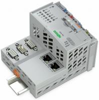 Wago 750-8216/025-001 Контроллер PFC200; CAN, CANopen, PROFIBUS Slave, телеупр., внешн.