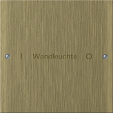 Gira 2131607 Комплект клавиш, 1 шт. ГРАВИРОВКА, цвет: Бронзовый