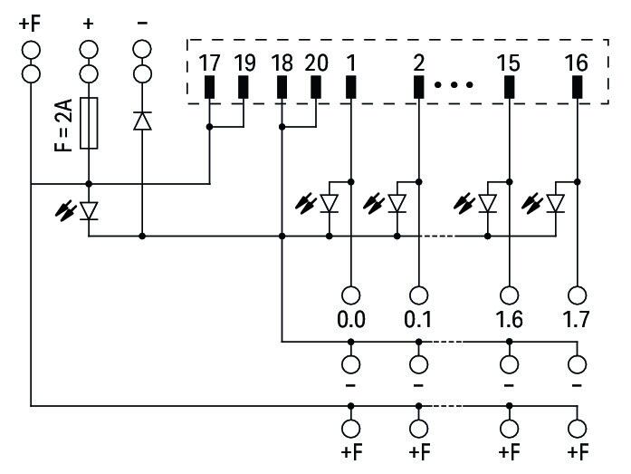Wago 704-2054 Интерфейсный модуль T16ES-3-FALALV