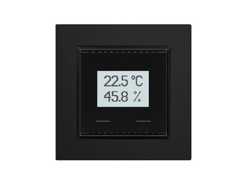 Elsner 70638 Датчик и контроллер KNX TH-UP Touch CH для измерения температуры, влажности