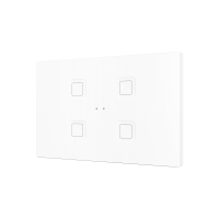 Zennio ZVITRXL4W Tecla RGB XL 4. PC-ABS Емкостная кнопка, 4 кнопки