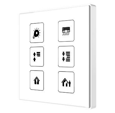 Zennio ZVI-SQTMD1 Емкостная кнопка Square TMD