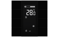 Interra ITR340-1801 iSwitch+ - 8-кнопочный KNX контроллер с ЖК-дисплеем, пластик, черный