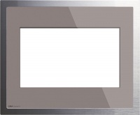 Gira 2080122 Рамка для Control 9 KNX/EIB дымчатое стекло/ алюминий, цвет: Дымчатый / Серый