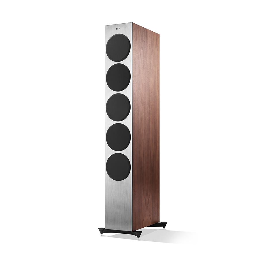 Kef 150152 Напольная акустика KEF Reference 5 Silver Satin Walnut, цвет: Темно - коричневое дерево