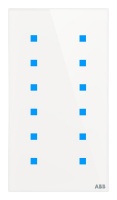 ABB TB/U12.7.1-CG Сенсор Tacteo 12-кнопочный, вертикальный, цвет белый, цвет: Белый