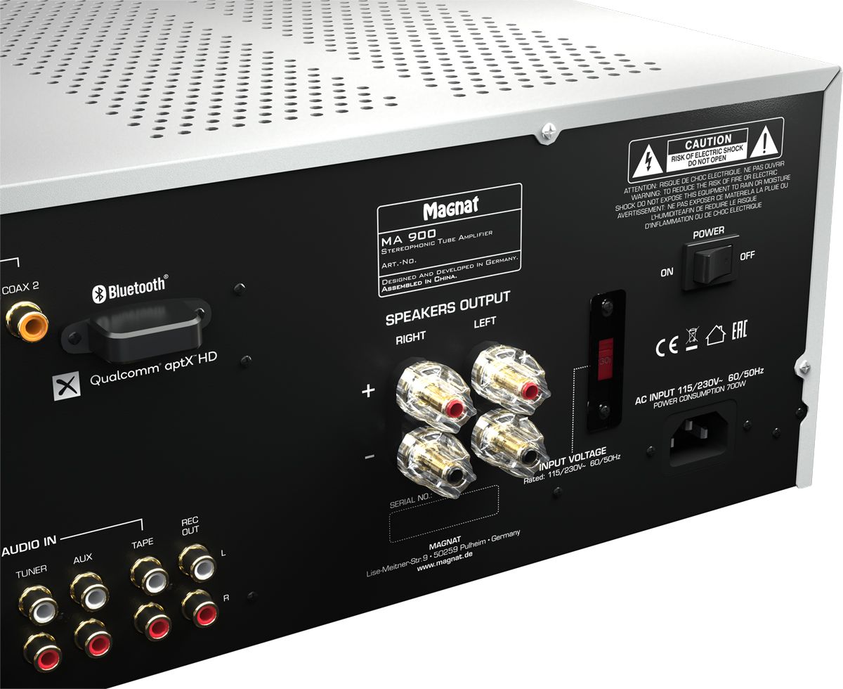 Magnat 254143 Интегральный усилитель Magnat MA 900 silver, цвет: Серебристый