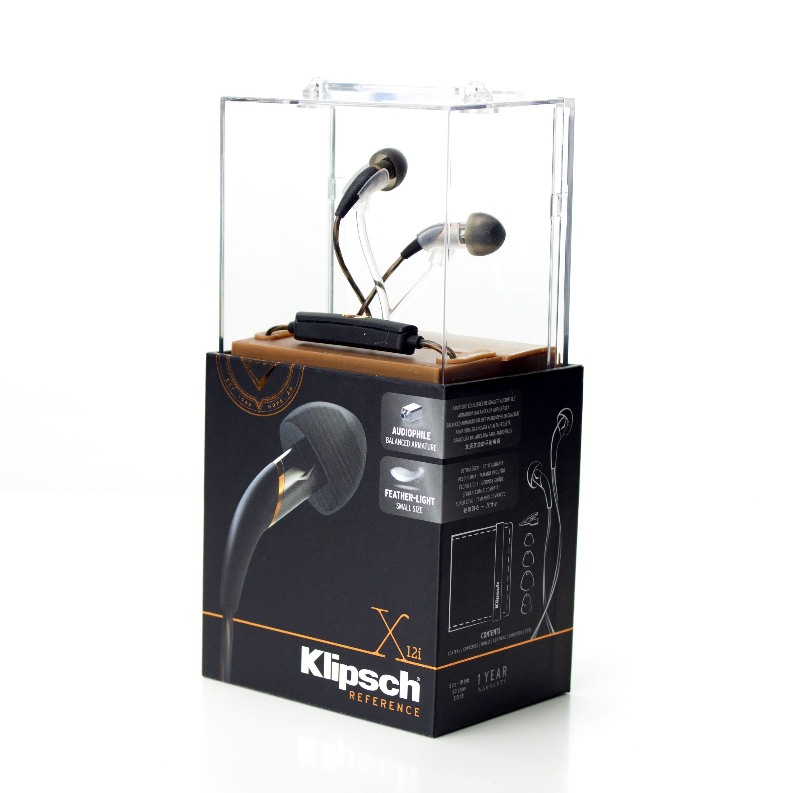 Klipsch 151737 Наушники Klipsch X12i Reference In-Ear, цвет: Чёрный