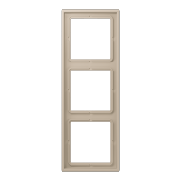 Jung LC983243 Jung Рамка на 3 поста, дюропласт Les Couleurs® Le Corbusier, цвет ombre naturelle claire LC983243