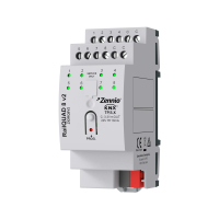 Zennio ZIORQ8V2 Модуль входов RailQUAD 8 v2, 8 универсальных входов, LED-индикация