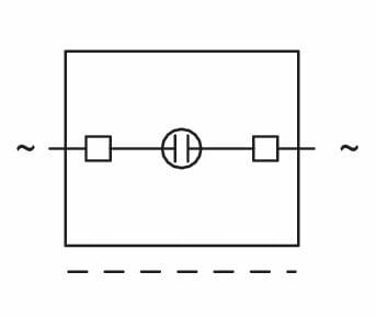 Wago 280-801/281-417 Модуль с неоновым индикатором 5 мм шириной AC / DC 230 V