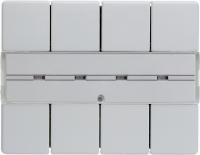 Berker 75164049 Клавишный сенсор с полем для надписей, 4-канальный, Arsys, цвет: Белый, оттенок: Полярная белизна, глянцевый