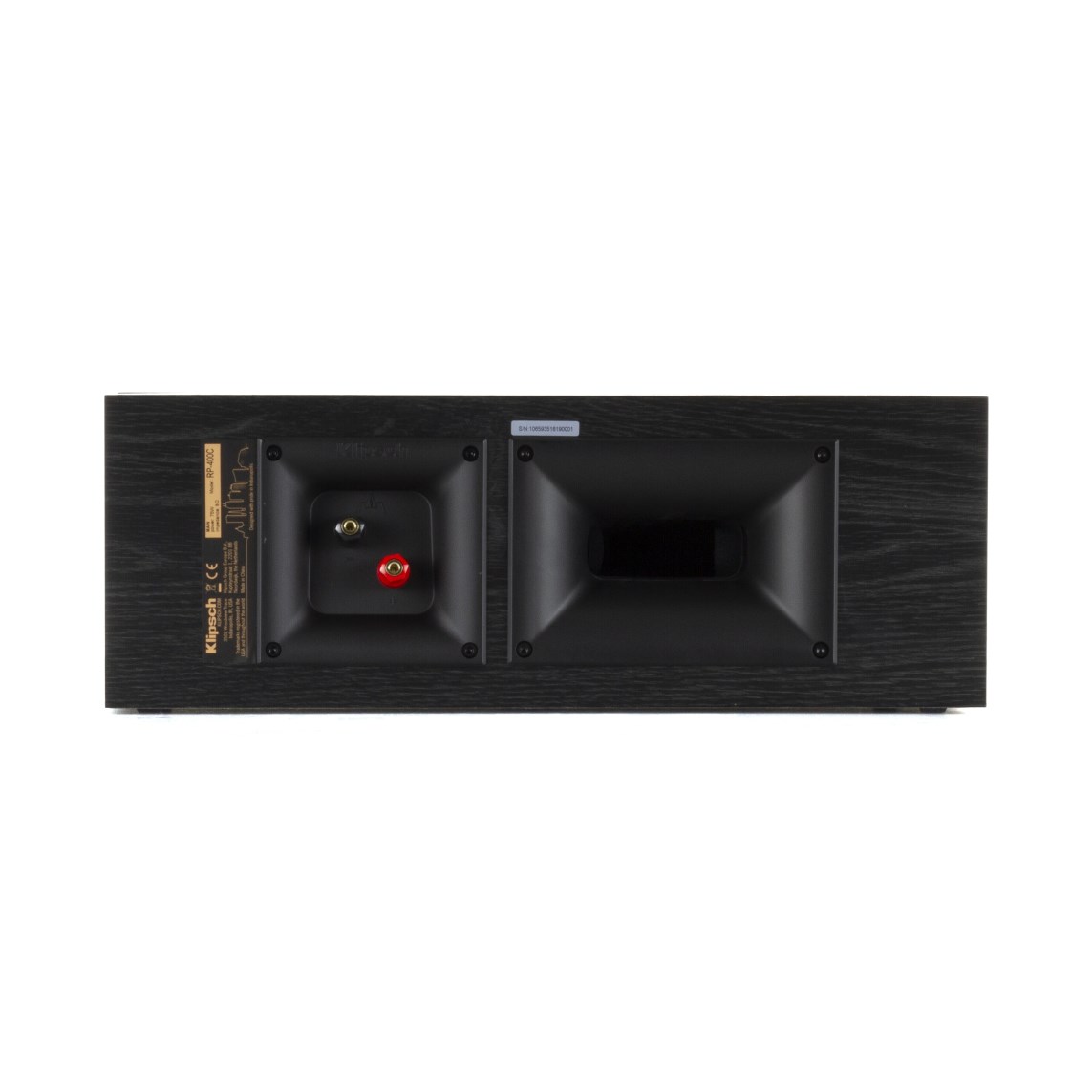 Klipsch 192412 Акустика центрального канала Klipsch RP-400C ebony, цвет: Чёрный