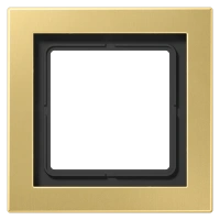 Jung MED 2981 C Рамка 1-ная, вертикальный и горизонтальный монтаж, Латунь, LS-DESIGN, латунь Classic