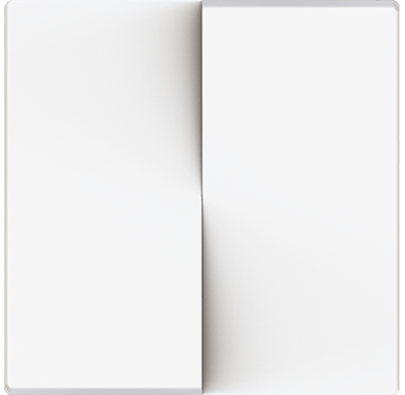 Zennio 8300034 + 44XX ZS55 – Двойной двухпозиционный кулисный переключатель