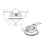 B.E.G. 93317 Потолочный датчик движения BL2, цвет: Белый