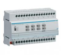 Hager TYM616D Переключатель, актор для жалюзи 16-канальный, KNX 16А, C-Last