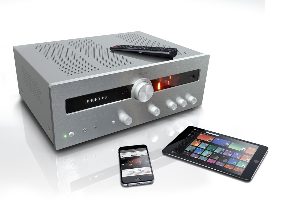 Magnat 254143 Интегральный усилитель Magnat MA 900 silver, цвет: Серебристый