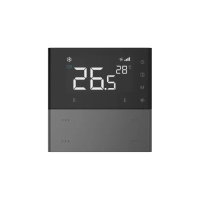 Letour LY/KW0300T10STPSGR Выключатель Т10 с сенсорным дисплеем 3", 4 кнопки, пластик, квадр., серый