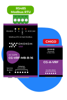 ONOKOM CG-VRF-MB-B-16 Устройство для управления 16 внутренними блоками VRF системы кондиционирования CHIGO(разъем XYE) по ModBus RTU протоколу