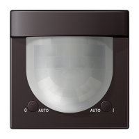 Jung AL3281D Стандартный KNX датчик движения, 2,2м, цвет: Чёрный, оттенок: Лакированный