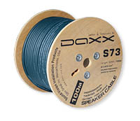 Daxx S73-1M Акустический кабель витой, круглый, двойной PVC. Public Address, 1м