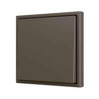 Zennio ZS701PB1M ZS70, Простая мягкая кнопка для 1 бинарного входа 70x70 мм – Мокко