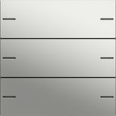 Gira 5753600 Набор клавиш тройн. для сенсорного выключателя 4 System 55