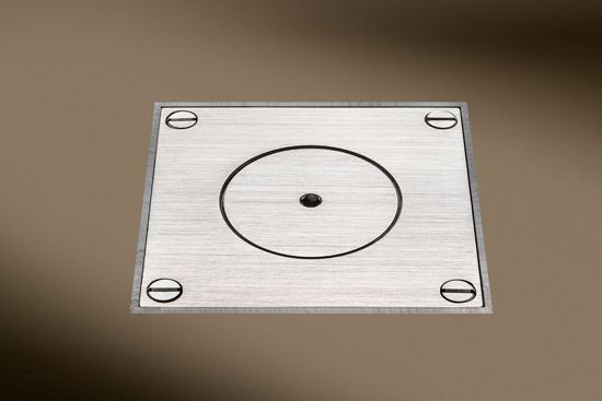 Lithoss Розетка ARPI IP64 Stainless Steel Brushed, Цвет: Серебряный