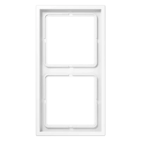 Jung LSZ 982 BF WW Рамка 2-ная, вертикальный и горизонтальный монтаж, thermoplastic, LS ZERO, белый