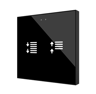 Zennio ZVIF2VT Емкостный сенсорный переключатель с подсветкой Flat 2/4/6 vT
