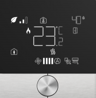 Core Термостат Eclipse, Цвет: Черный, Оттенок: Алюминий