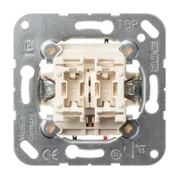 Jung 509 VU Балансирный выключатель для жалюзи, 10 AX 250 В ~, 1-пол. (1 двигатель)