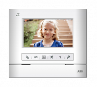 ABB M22343-W Абонентское устройство 4,3, классик, с индукционной петлёй, белый матовый