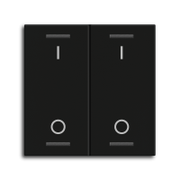 MDT BE-TAL55W206.B1 Выключатель MDT Rocker для кнопочного выключателя KNX Push Button Light, черный