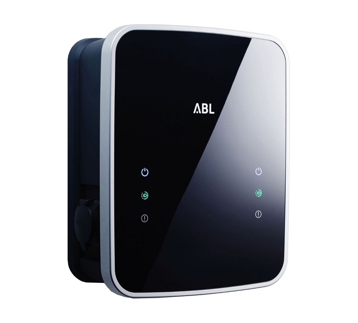 ABL 3W2215 Зарядная станция ABL Wallbox eMH3 3W2215 Twin, цвет: Графитно-чёрный, оттенок: RAL 9011