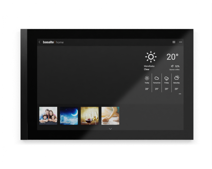 Basalte 0380-03 Выключатель LENA, Brushed Black